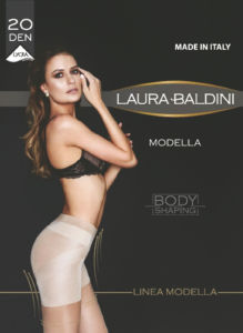 Nogavice hl. Laura Baldini, modella, 20 den black 4