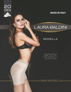 Nogavice hl. Laura Baldini, modella 20, den black 5