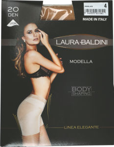 Nogavice hl. Laura Baldini, modella, 20 den beige 4