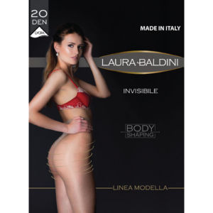 Nogavice hl. Laura Baldini, invisible, 20 den beige 4