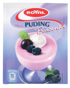 puding borovnica