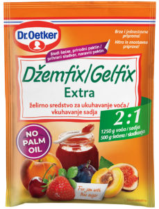 želirno sredstvo za vkuhavanje sadja 2:1 gelfix extra