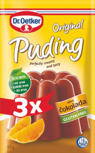 puding čokolada
