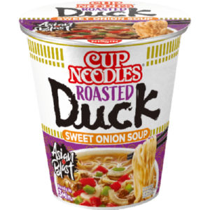 instant juha z rezanci raca cup noodles roasted duck, nissin, 65g