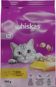 hrana za mačke, piščanec, whiskas adult, 300 g