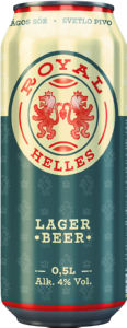 Pivo Royal Helles, svetlo, Lager, pločevinka, alk.4,0 vol%, 0,5 l
