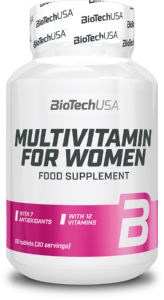 Prehransko dopolnilo BioTech Usa, Women, multivitamin, 102/1