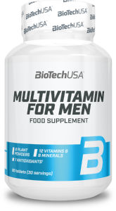 Prehransko dopolnilo BioTech Usa, Men, multivitamin, 102/1