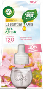 Osvežlec Airwick električno polnilo, Light & Fresh Flower, Meadow & Spring Breeze, 19 ml