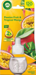 Osvežilec AirWick, električno polnilo, Mango & Passion Fruit, 19 ml