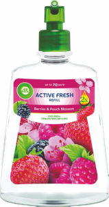 Osvežilec AirWick, polnilo, brez aerosola, Berries & Peach Blossom, 228 ml