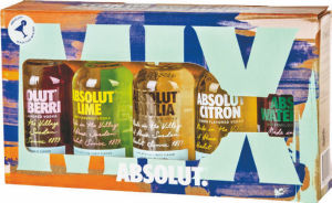 mini vodka absolut, 5x50ml