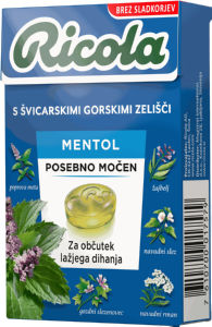 zeliščni bonboni mentol
