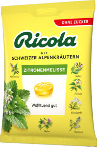 zeliščni bonboni citronska melisa brez sladkorja