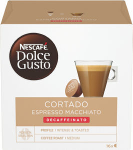 brezkofeinska kava v kapsulah cortado espresso macchiato decaf