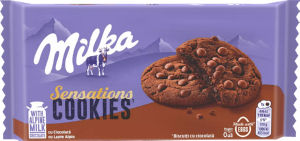 kakavovi keksi z mlečno čokolado cookie sensations