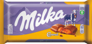 Čokolada mlečna Milka, karamela, 100g