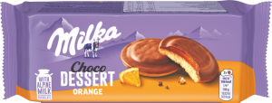 biskvit z želejem choco dessert orange