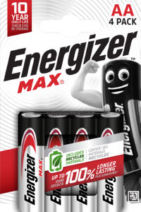 Baterijski vložki Enegrizer, Max alk AA CHP4