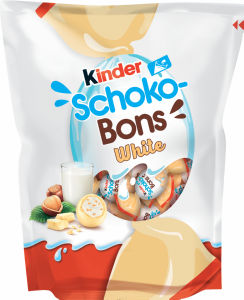 Bonboni Kinder Schokobons white, 200g
