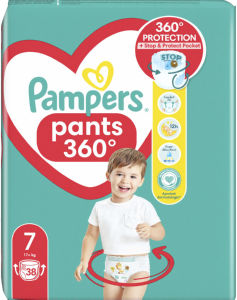hlačne plenice jumbo pack xxl št.7 17+kg