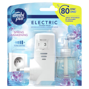 Osvežilec Ambi Pur, električni, komplet, April Spring Breeze, 20 ml