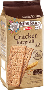 polnozrnati krekerji, mulino bianco, 500g