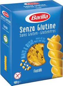 testenine svedri fusilli brez glutena