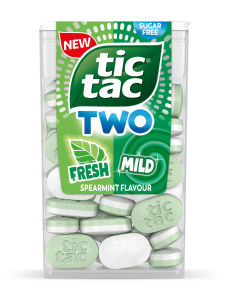 Bonboni Tic Tac Two, z okusom zelene mete, 38,5 g
