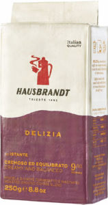 pražena kava delizia, hausbrandt, 250 g