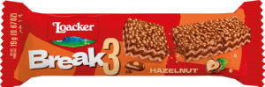 Vafelj Loacker, Break 3 hazelnut, 19 g