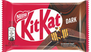 Vafelj Kit Kat, oblit z temno čokolado, 4 Finger, 41,5 g