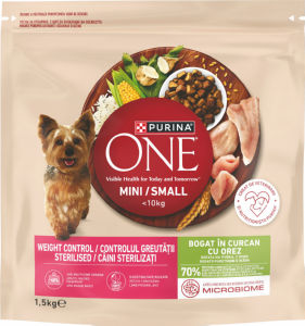 Briketi za pse One Mini, Steril, puran, riž, 1,5 kg