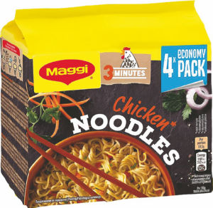 Rezanci Maggi, instant piščančji, 4 x 59,2 g