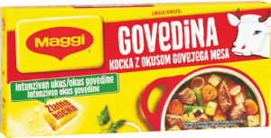 goveja juha v kocki