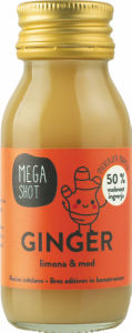 Napitek Mega shot, Ginger, limona in med, 60 ml