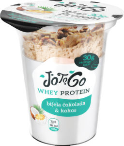 Jogurtov napitek JoToGo, Protein kokos in bela čokolada, 220 g