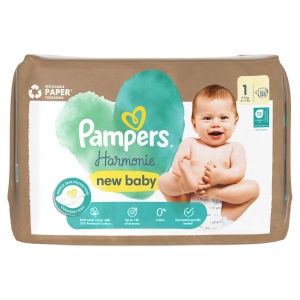 Pampers Harmonie plenice, New baby, S1, 2 - 5 kg, 35/1