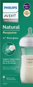 Steklenička Avent, Natural Response, steklena, SCY 933/01, 240 ml