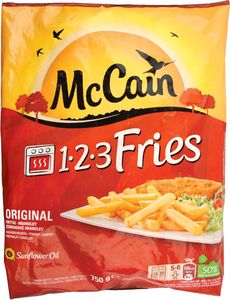 Pomfrit 1-2-3 McCain 750 g Zamrznjeno