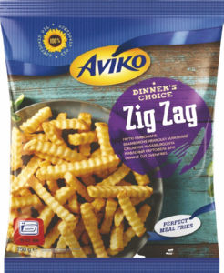 Krompir Aviko Zig Zag Crincle Val 750 g Zamrznjeno