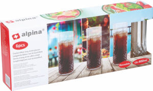 Set visokih kozarcev Alpina, 6/1