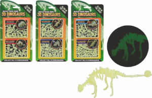 Igrača Sestavi sam, dinozaver, 3D, sijoči