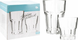 Set kozarcev, 6 x 250 ml, 6 x 360 ml, 12/1
