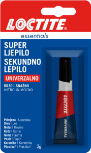 Lepilo sekundno Loctite, Essentials, 2 g