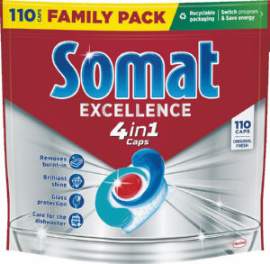 Kapsule Somat, 4 in 1 Excellence, 110 pranj