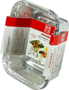 Posoda s pokrovom Fixbox, večnamenska, 0,5 l, 1 porcija, 4/1