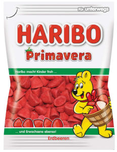bonboni sladkorna pena jagoda
