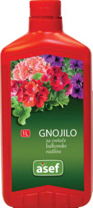 gnojili za balkonske in druge cvetoče rastline, asef, 1 l