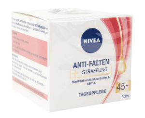 dnevna krema proti gubam anti-wrinkle 45+, nivea, 50 ml